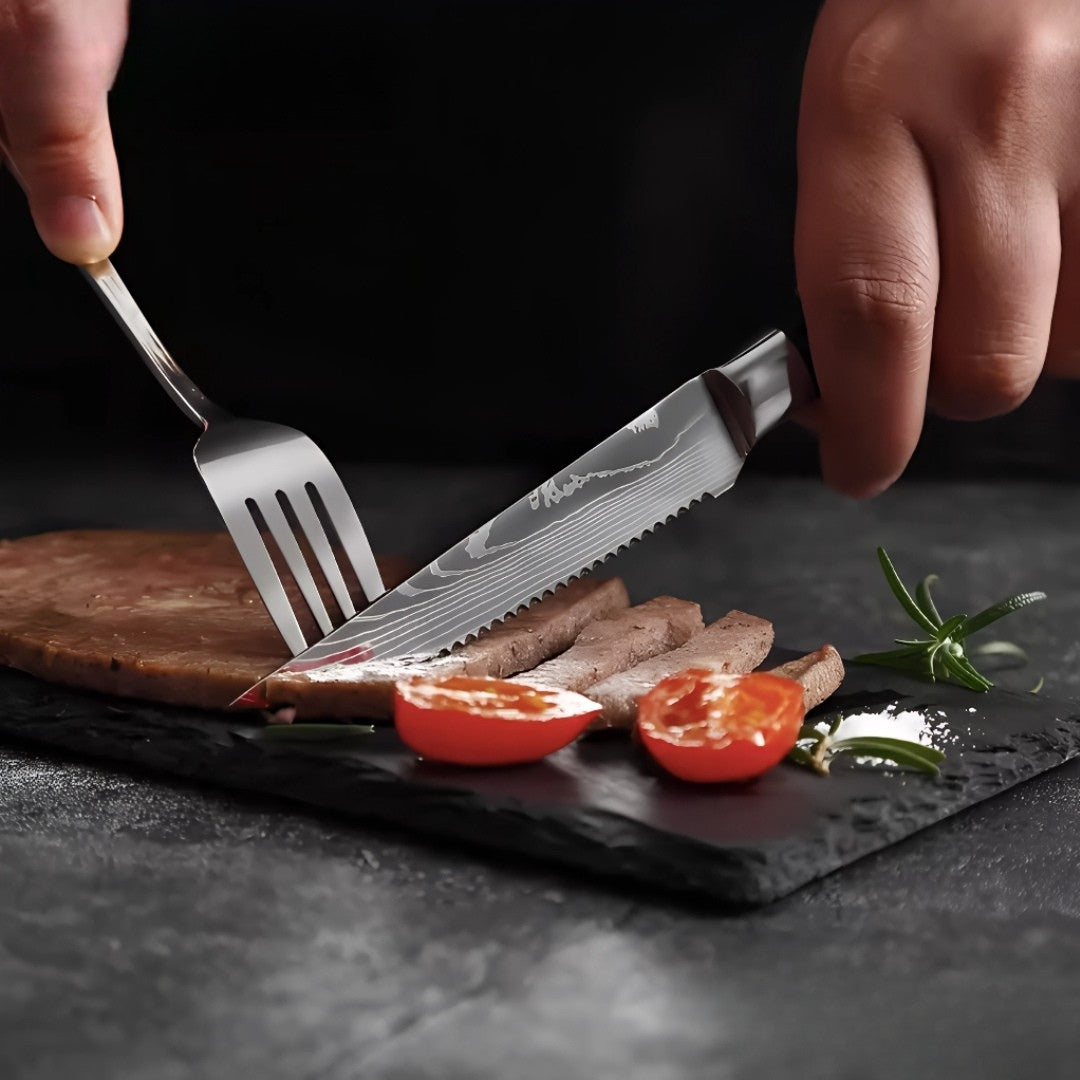 Lot de 6 Couteaux à steak – Série Kaji