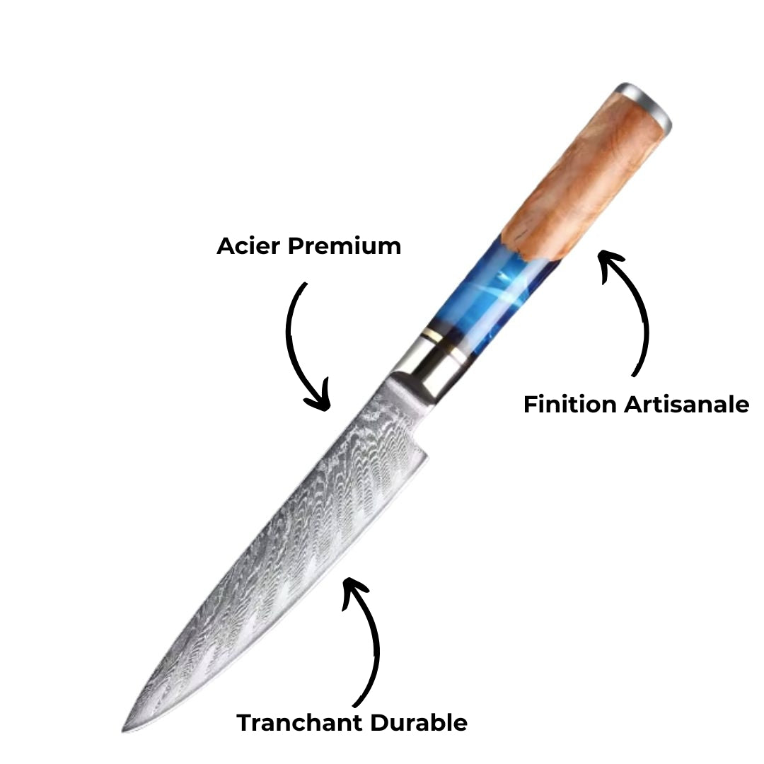 Couteau Utilitaire Japonais – Série Sable Marin