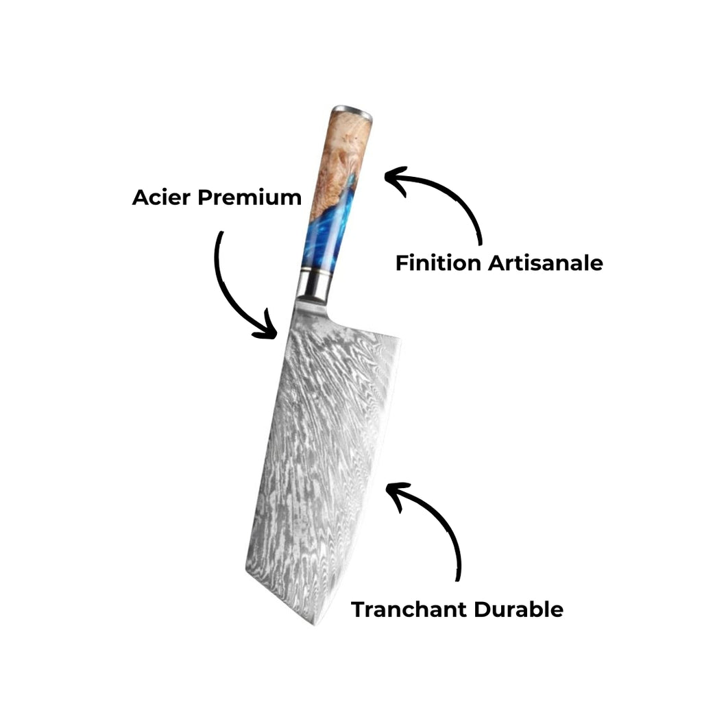 Couteau Nakiri Japonais – Série Sable Marin