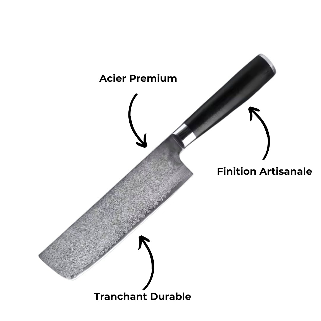 Couteau Nakiri Japonais – Série Hikari